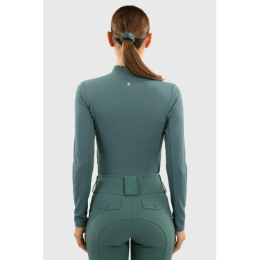 Technik-Polo Harcour Tess Damen Pfau