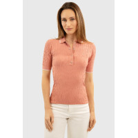 Damen-Poloshirt Harcour Bethanie Rosa Morgenröte