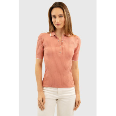 Damen-Poloshirt Harcour Bethanie Rosa Morgenröte Damen-Poloshirt Harcour Bethanie Rosa Morgenröte
