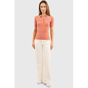 Damen-Poloshirt Harcour Bethanie Rosa Morgenröte Damen-Poloshirt Harcour Bethanie Rosa Morgenröte