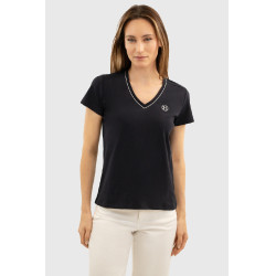 Harcour Berenice Damen-T-Shirt Marine Marineblau