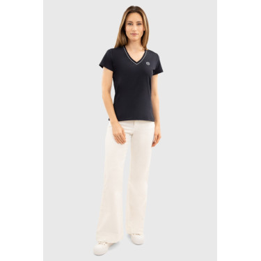 Harcour Berenice Damen-T-Shirt Marine Marineblau