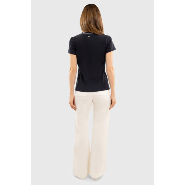 Harcour Berenice Damen-T-Shirt Marine Marineblau