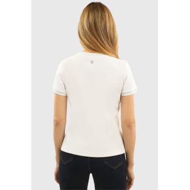 Damen-T-Shirt Harcour Belsara Weiß Wei&szlig;