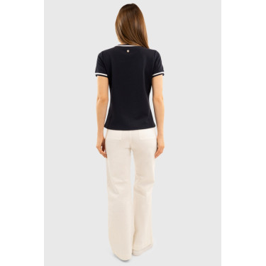 Damen-T-Shirt Harcour Belsara Marine Marineblau