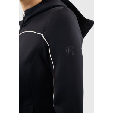 Harcour Bryssea Zip-Sweatshirt Marine Marineblau