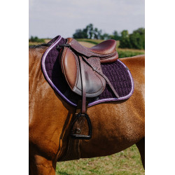 Satteldecke Equithème Eclat Violett Lila