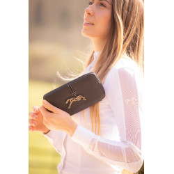 Brieftasche Pénélope Vittoria Schwarz