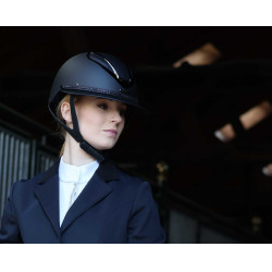 Abnehmbarer Besatz für Lami-Cell Strass Helm Schwarz