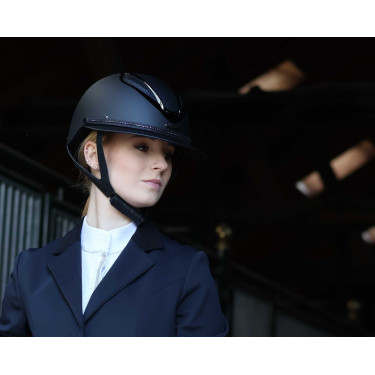 Abnehmbarer Besatz für Lami-Cell Strass Helm Schwarz