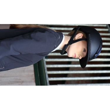 Abnehmbarer Besatz für Lami-Cell Strass Helm Schwarz