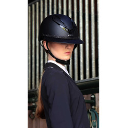 Abnehmbarer Besatz für Lami-Cell Strass Helm Schwarz