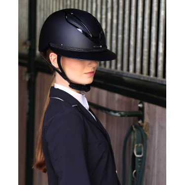 Abnehmbarer Besatz für Lami-Cell Strass Helm Schwarz