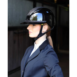 Abnehmbarer Besatz für Lami-Cell Glitter Helm Schwarz