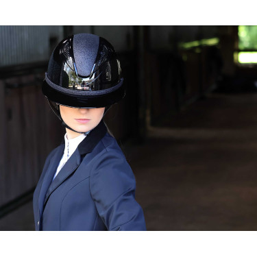 Abnehmbarer Besatz für Lami-Cell Glitter Helm Schwarz