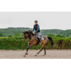 Beheizbare Weste Equithème Charlie Schwarz