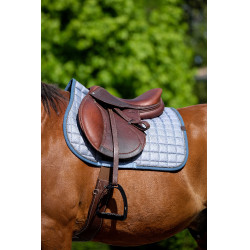 Satteldecke Equithème Chic Blau