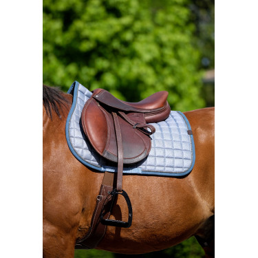 Satteldecke Equithème Chic Blau