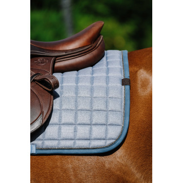 Satteldecke Equithème Chic Blau
