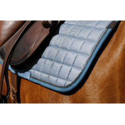 Satteldecke Equithème Chic Blau