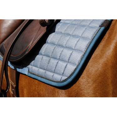 Satteldecke Equithème Chic Blau