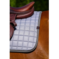 Satteldecke Equithème Chic Grau Satteldecke Equithème Chic Grau