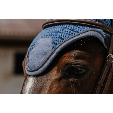 Fliegenhaube Equithème Chic Blau