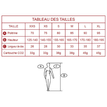 Airbag-Weste Spark Manège Schwarz