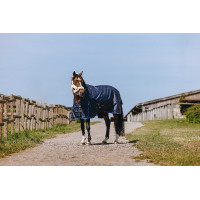 Equithème Classic 1200D High Neck Decke Marine Marineblau