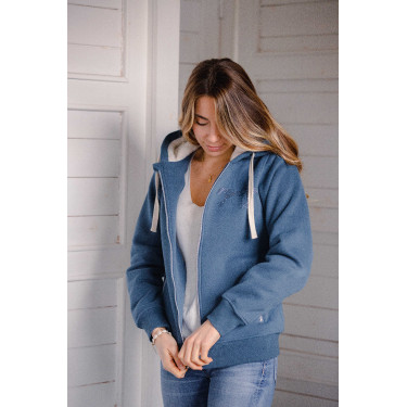 Pullover Pénélope Tressy Denim Blau