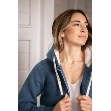 Pullover Pénélope Tressy Denim Blau