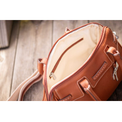 Handtasche Pénélope Maëlys PM Cognac Braun