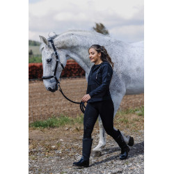 Reitleggings Equithème Acacia Schwarz