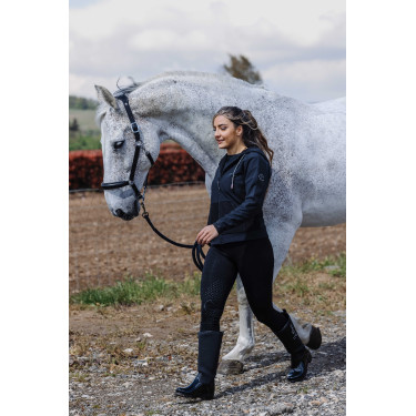Reitleggings Equithème Acacia Schwarz