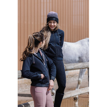 Reitleggings Equithème Acacia Schwarz