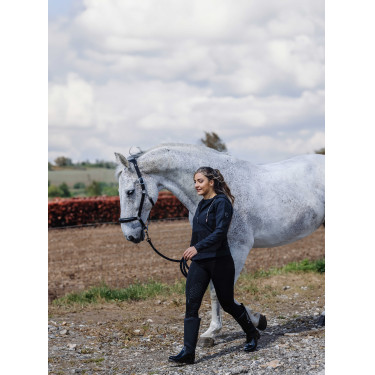 Reitleggings Equithème Acacia Schwarz
