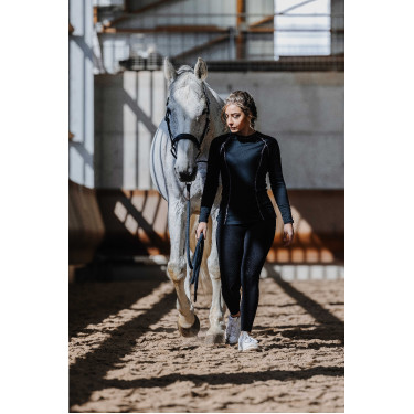 Reitleggings Equithème Acacia Schwarz