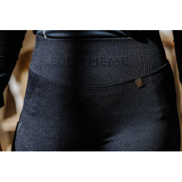 Reitleggings Equithème Acacia Schwarz