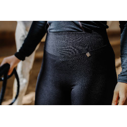 Reitleggings Equithème Acacia Schwarz