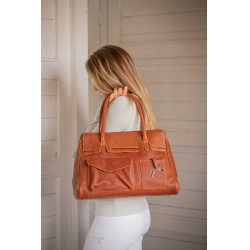 Handtasche Pénélope Maëlys Großes Modell Cognac Braun