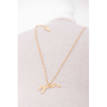 Halskette Pénélope Angèle Goldfarben