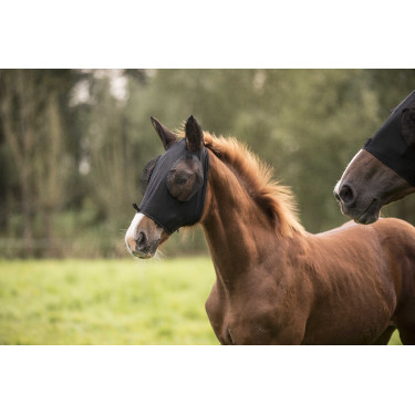 Fliegenmaske Lami-Cell Lycra Schwarz