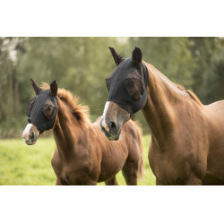 Fliegenmaske Lami-Cell Lycra Schwarz