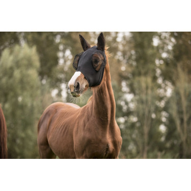 Fliegenmaske Lami-Cell Lycra Schwarz