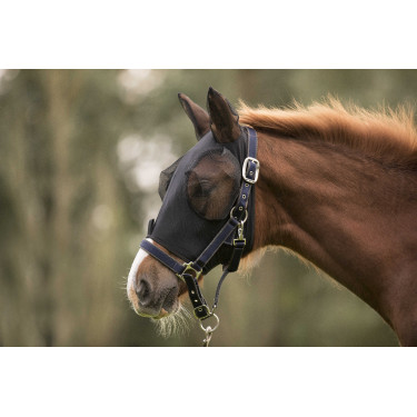 Fliegenmaske Lami-Cell Lycra Schwarz