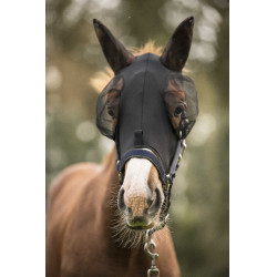 Fliegenmaske Lami-Cell Lycra Schwarz