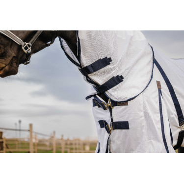 Halsschutz Equithème Mesh Weiß Wei&szlig;