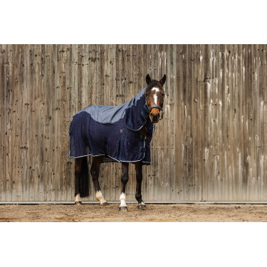 Unisex-Hemd Equithème Marineblau Unisex-Hemd Equithème Marineblau