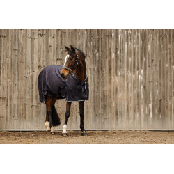 Hemd Equithème Vague Marineblau