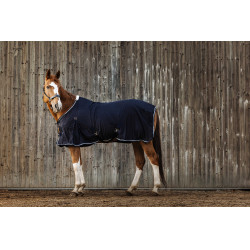 Equithème Micro-Mesh-Hemd Marineblau
